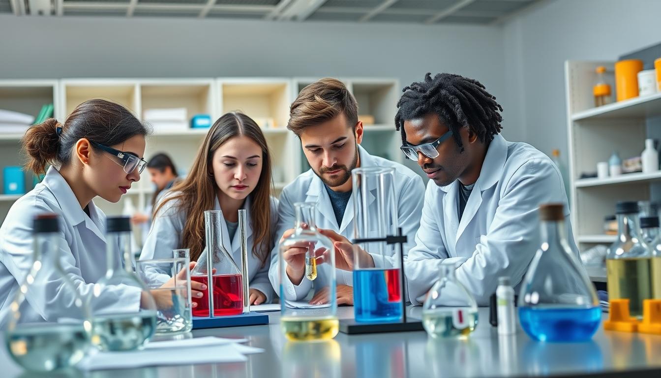 Student preparing for exams with study materials